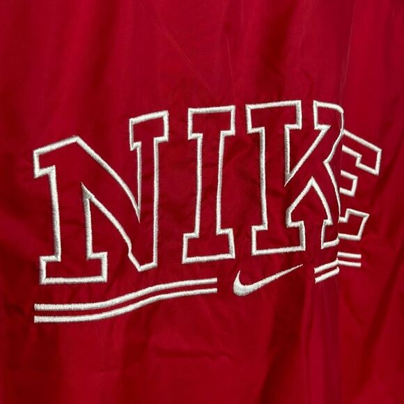 VTG NIKE 90's Full Zip Nylon Windbreaker Jacket SWOOSH Women’s S - Picture 4 of 7